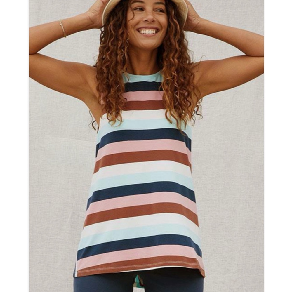 Matilda Jane Multicolor Striped Tank Top
